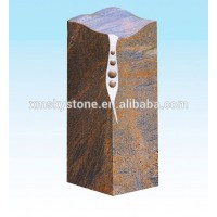 SKY-M2 Red Granite G664Cuboid Monument Tombstone Grave Headstone